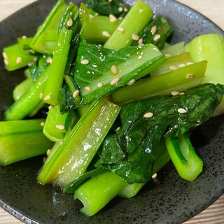 【弁当おかず】小松菜の簡単ナムル